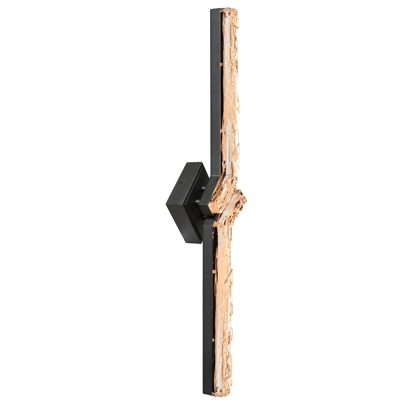 Contour Integrated LED 33in Sand Black Indoor-Outdoor Wall Light