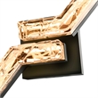 Contour Integrated LED 33in Sand Black Indoor-Outdoor Wall Light