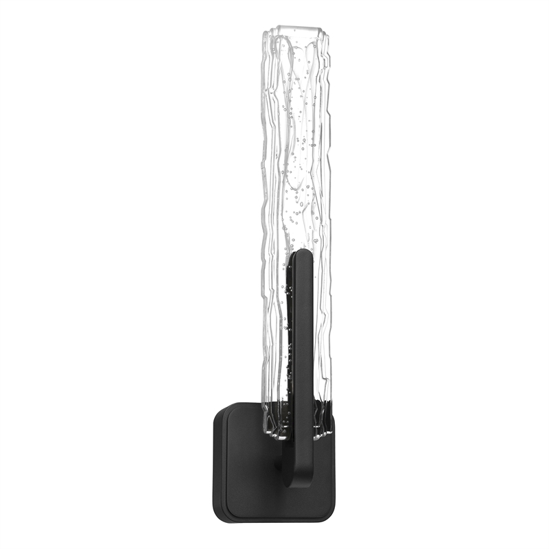 Curva Integrated LED 19in Sand Black Indoor-Outdoor Wall Light