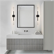 Curva Integrated LED 36in Sand Black Indoor-Outdoor Wall Light