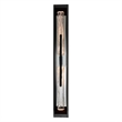 Curva Integrated LED 44in Sand Black Outdoor Wall Light with Handcrafted Glass