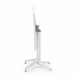 Omax Decor Flip Folding Plastic Outdoor or Indoor Bistro Dining Table in White