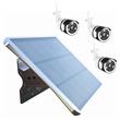 eLEDing 100W 650WH Battery and 3 Wifi Cameras High Voltage Solar Panel in Silver