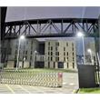 eLEDing 1600 Lumens 5th Gen Solar Hybrid Microgrid LED Street Light in Silver