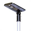 eLEDing 1600 Lumens 5th Gen Solar Hybrid Microgrid LED Street Light in Silver