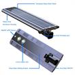 eLEDing 3000K 20W 5th Gen Solar Hybrid Microgrid LED Street Light in Silver