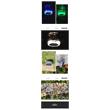 eLEDing 4-light Deco LED Garden Pool Porch Waterproof Light in Multi-Color