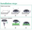 eLEDing 4-light Deco LED Garden Pool Porch Waterproof Light in Multi-Color