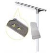 eLEDing 60W LED 3rd Gen Solar Hybrid Microgrid LED Street Light Series in Silver
