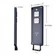 eLEDing Solar Power AI-Smart 3200 Lumens Cree LED Area Parking Light in Black