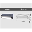 eLEDing Solar Power SMART 180Degree Sensor Selectable LED Flood Wall Light Black