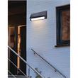 eLEDing Solar Power SMART 180Degree Sensor Selectable LED Flood Wall Light Black