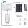 eLEDing 5th Gen 180 Degree CREE LED Smart Solar Outdoor Flood Light in White