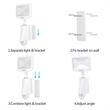 eLEDing 5th Gen 180 Degree CREE LED Smart Solar Outdoor Flood Light in White