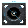 Solar Powered RGB LED UFO-Round Light APP/Remote Control for Outdoor