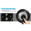 eLEDing Outdoor Aluminum Wall Light with Crystal Diamond Design in Black