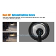 eLEDing Outdoor Aluminum Wall Light with Crystal Diamond Design in Black