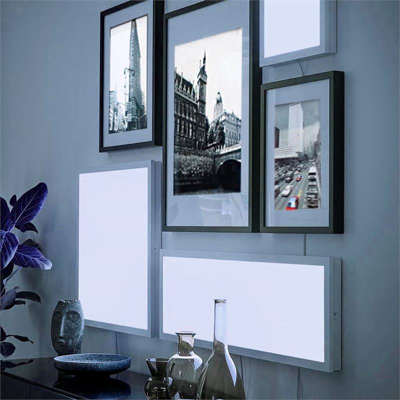 eSenLite 1ft.x4ft. 4200LM LED Commercial Flat Panel Ceiling Light - White (2pcs)