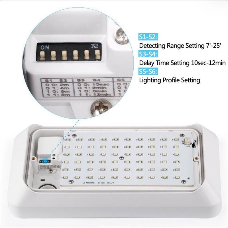 eSenLite Invisible Motion Activated Wall/Ceiling SMART LED Light Series in White
