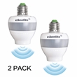 eSenLite 2-pack Invisible Motion Activated Retrofit SMART Bulb Sockets in White