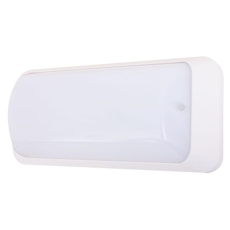 eSenLite Modern Plastic Wall/Ceiling Mount LED Security Light Series in White