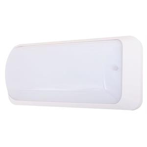 eSenLite Modern Plastic Wall/Ceiling Mount LED Security Light Series in White