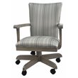Swivel Wood Dining Caster Chair 400 on Wheels in Natural Fun