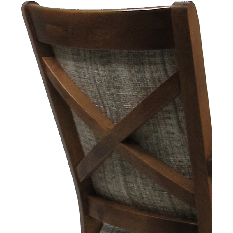 Swivel Wood Dining Caster Chair Mango with Wheels in Poet Desert Brown
