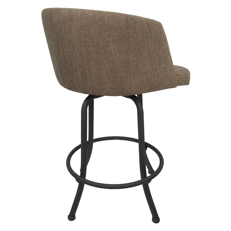 Extra Tall Swivel Metal Bar Stool 34