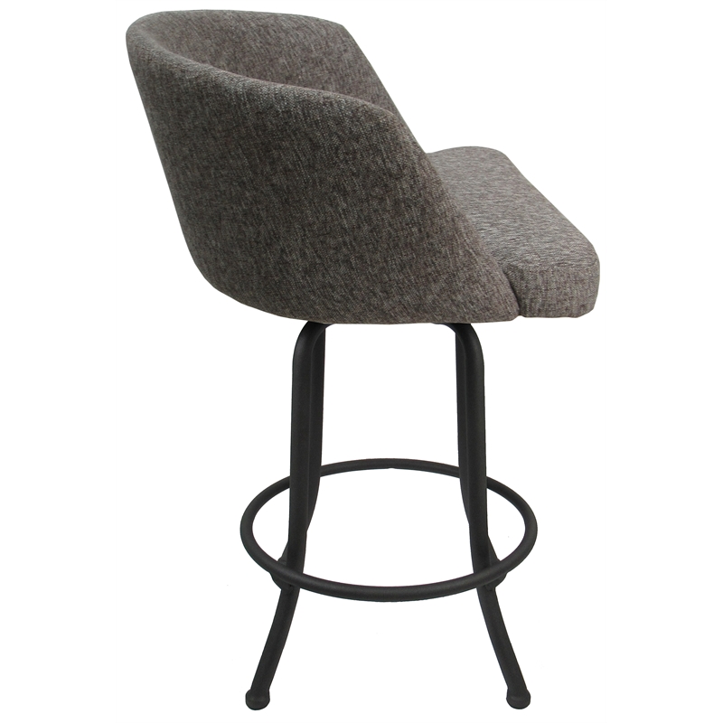 Extra Tall Swivel Metal Bar Stool 34