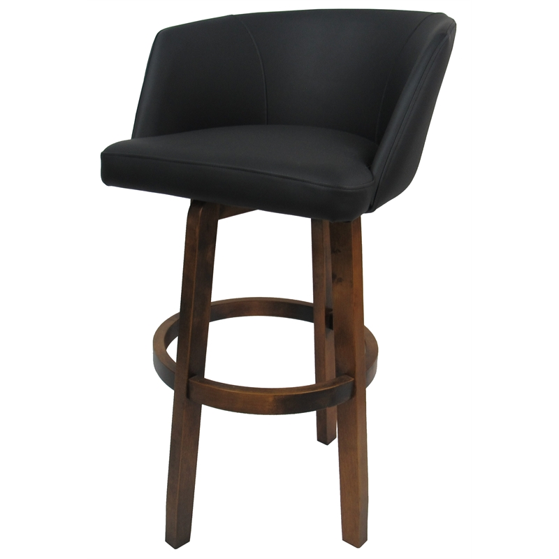 Extra Tall Swivel Wood Stool 34
