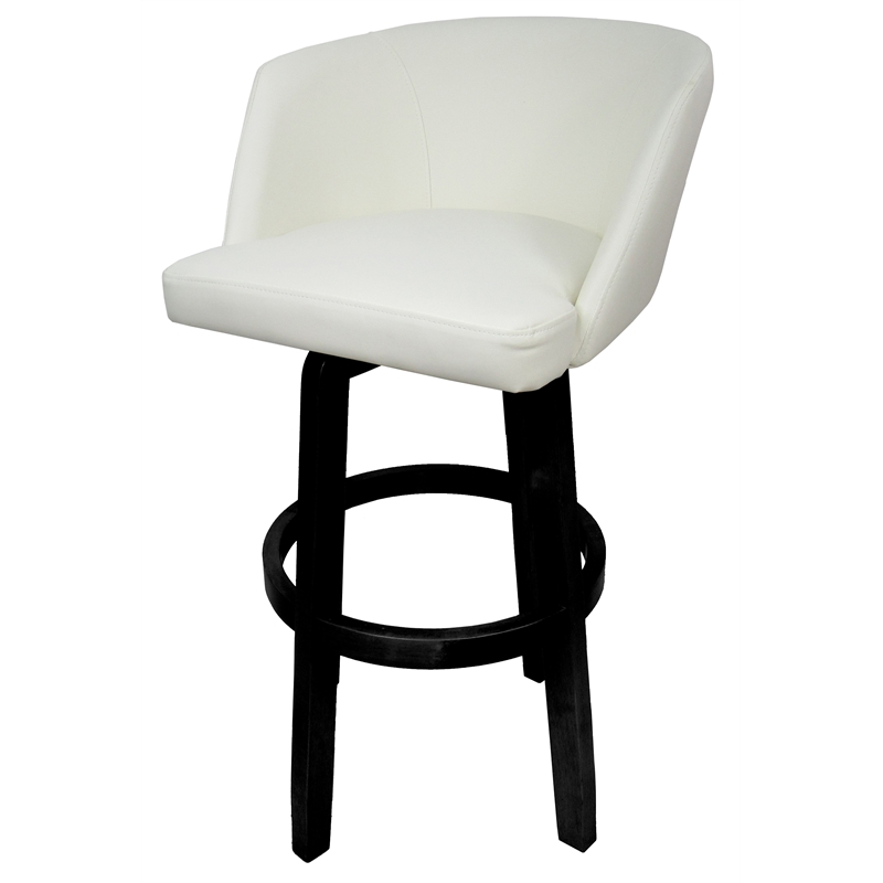 Swivel Wood Bar Stool 30