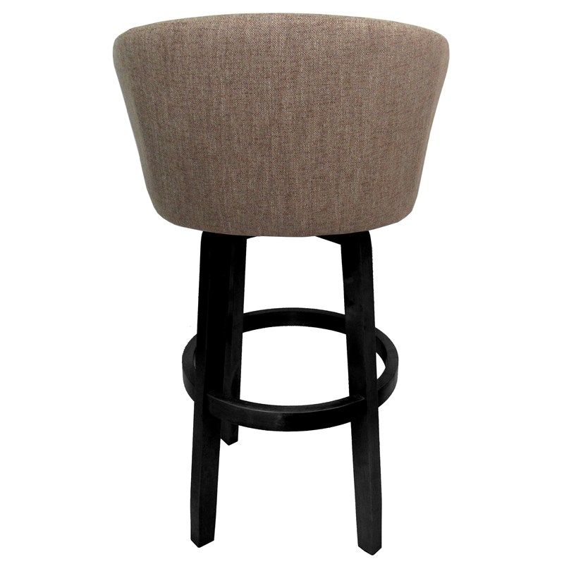 Extra Tall Swivel Wood Bar Stool 34