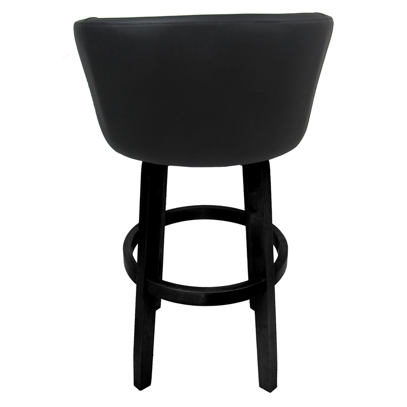 Extra Tall Swivel Wood Bar Stool 34