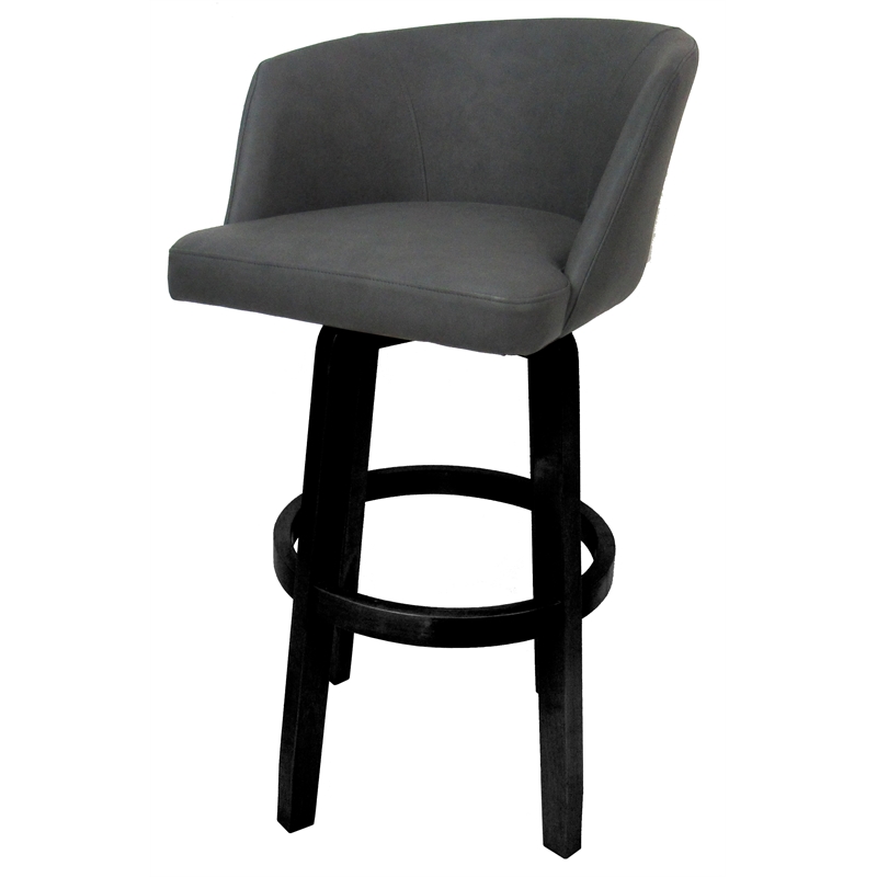 Extra Tall Swivel Wood Bar Stool 34