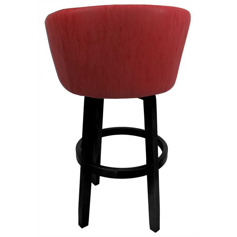 Extra Tall Swivel Wood Bar Stool 34