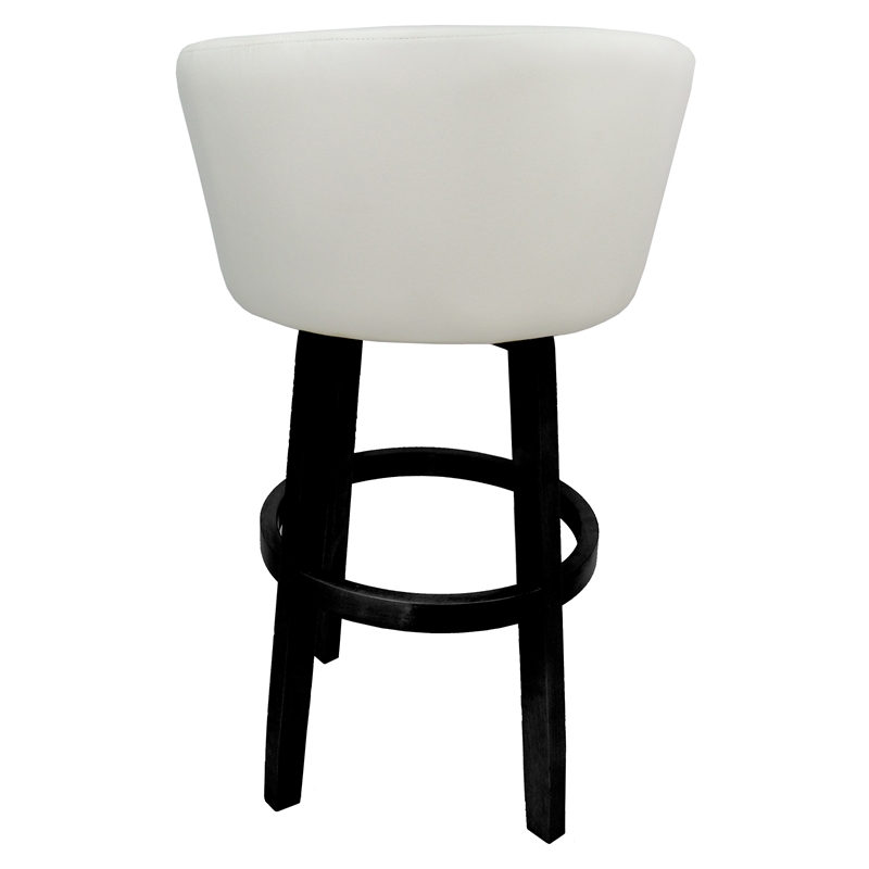 Extra Tall Swivel Wood Bar Stool 34