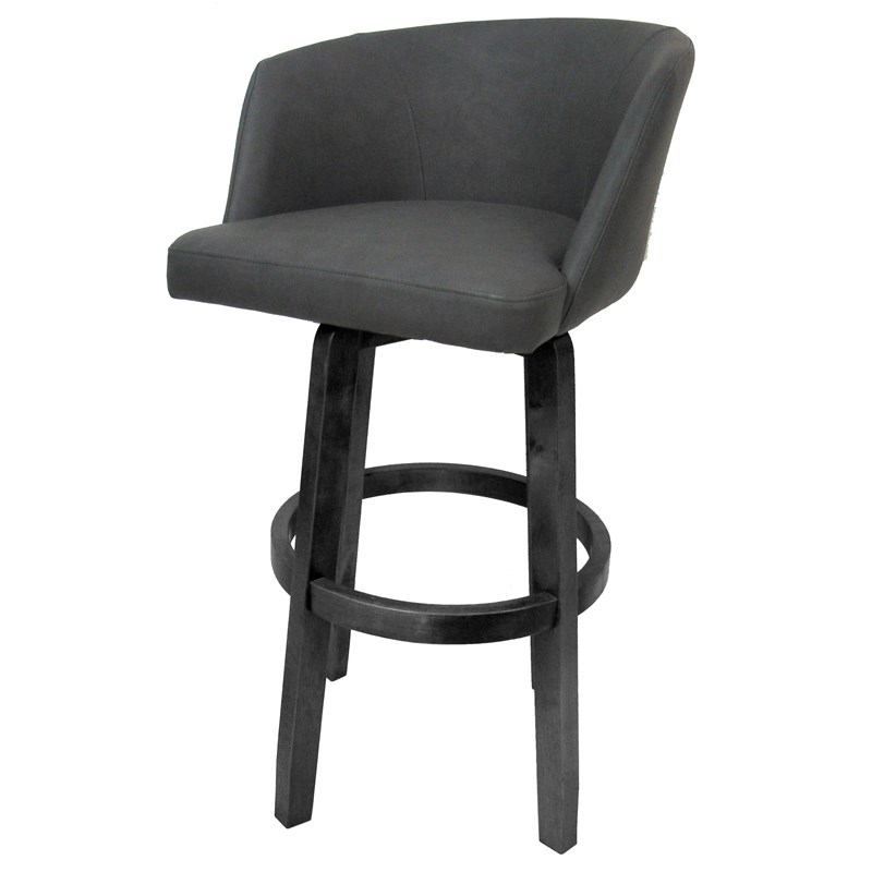 Swivel Wood Bar Stool 30