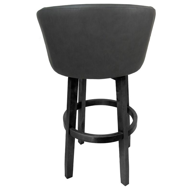 Swivel Wood Bar Stool 30