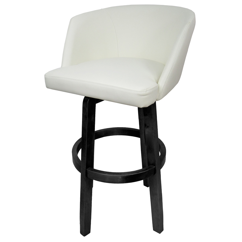Swivel Wood Bar Stool 30