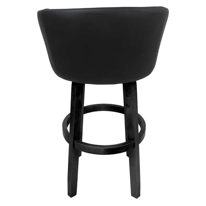 Extra Tall Swivel Wood Bar Stool 34