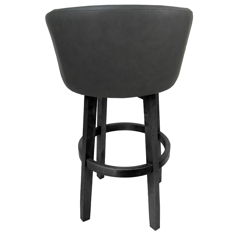 Extra Tall Swivel Wood Bar Stool 34