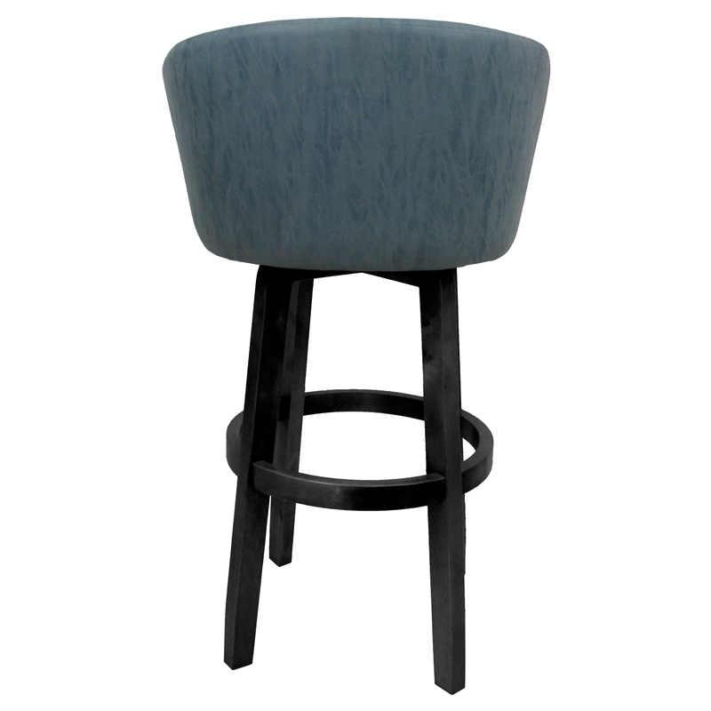 Extra Tall Swivel Wood Bar Stool 34