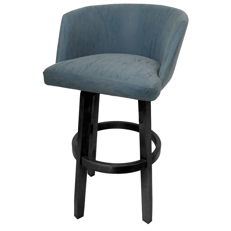 Extra Tall Swivel Wood Bar Stool 34