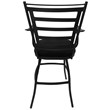 Outdoor Extra Tall Spectator Swivel Bar Stool 35