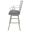Outdoor Patio Extra Tall Spectator Swivel Bar Stool 35
