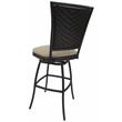 Outdoor Patio Extra Tall Spectator Swivel Armless Bar Stool 35