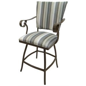 Swivel Counter 26&quot Outdoor Bar Stool Jenna