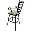 Tobias Designs Outdoor Bar Stool Jenna Arms Swivel 30
