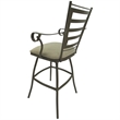 Outdoor Patio Extra Tall Spectator Swivel Bar Stool 35
